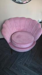 Mooie chique roze schelp fauteuil, Huis en Inrichting, Fauteuils, Ophalen of Verzenden, Zo goed als nieuw, 50 tot 75 cm