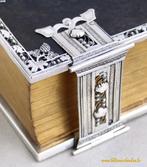 Antieke BIJBEL STATENBIJBEL (1845) Prachtig FILIGRIJN ZILVER, Antiek en Kunst, Antiek | Boeken en Bijbels, Ophalen of Verzenden