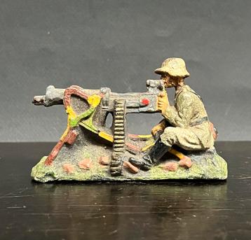 Elastolin Wehrmacht Maschinengewehr mit Schütze 1938 beschikbaar voor biedingen