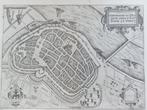Deventer Plattegrond kopergravure  Guicciardini  ca. 1612, Antiek en Kunst, Kunst | Etsen en Gravures, Ophalen of Verzenden