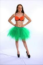 SALES! Donkergroene wijdvalllende petticoat tutu maat OS, Maat 38/40 (M), Carnaval, Nieuw, Ophalen of Verzenden