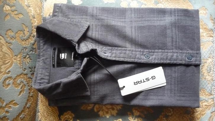 G-Star Raw M - Corduroy ruit, Kleding | Heren, Overhemden, Nieuw, Halswijdte 39/40 (M), Ophalen of Verzenden