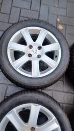 Winterbanden peugeot 207 208 195 55 16 sport velgen  4x108, Ophalen, Gebruikt, 16 inch, Banden en Velgen