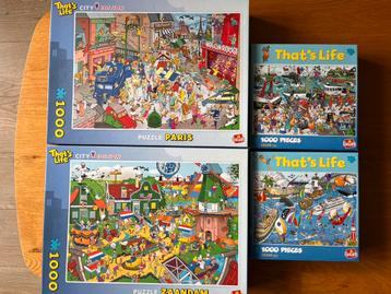 That’s Life puzzels van 1000 stukjes - 4 stuks voor €10 beschikbaar voor biedingen