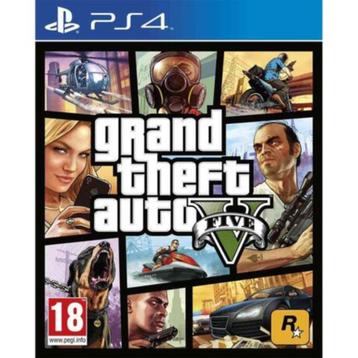PS4 | Grand Theft Auto V met POSTER | GTA V | GTA FIVE beschikbaar voor biedingen