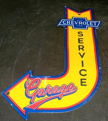  Chevrolet Garage Service Emaille Bord beschikbaar voor biedingen