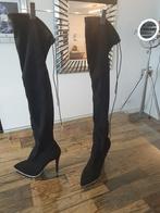 Zwarte over the knee laarzen Lavorazione Artigiana 40, Hoge laarzen, Zwart, Nieuw, Ophalen of Verzenden