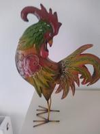 Metalen Haan Tuinbeeld - 40cm Hoog, Tuin en Terras, Tuinbeelden, Ophalen of Verzenden, Gebruikt, Metaal, Dierenbeeld