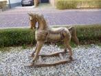 antiek decoratief houten hobbelpaard  100x100x30 cm, Ophalen