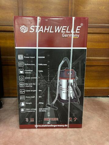 Stahlwelle Germany E-3000SW industriële nat-/droogzuiger beschikbaar voor biedingen