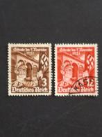 Duitsland Reich Mi 598-599  #1, Verzenden, Overige periodes, Gestempeld