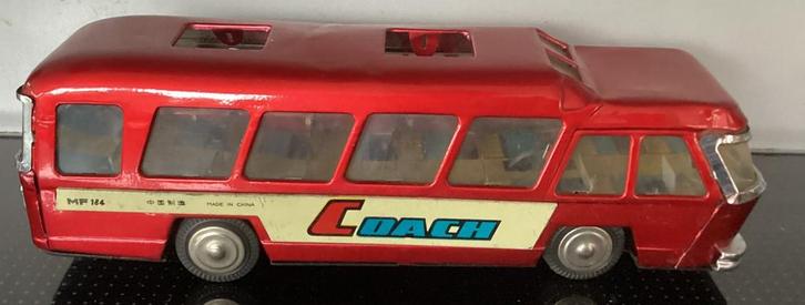 Grote Blikken Chinese frictie Coach bus MF 184,, Antiek en Kunst, Antiek | Speelgoed, Ophalen