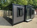 2025 Rhino Houses 36,5 m2 met Glazen wand, 2 slaapkamers, ba, Zakelijke goederen, Machines en Bouw | Keten en Containers