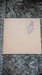 THE WHO - LIVE AT LEEDS (incl.inlays en poster), Cd's en Dvd's, Vinyl | Rock, Ophalen of Verzenden, Zo goed als nieuw, 12 inch