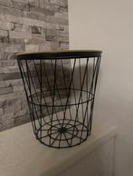Bijzettafel draad mand ikea, 45 tot 60 cm, Minder dan 55 cm, Metaal of Aluminium, Rond