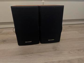 Sharp CP-510 Stereo Speakers - Set van 2 beschikbaar voor biedingen