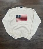 Ralph Lauren Amerikaanse Vlag Trui Maat L, Ophalen of Verzenden, Zo goed als nieuw, Maat 42/44 (L), Beige