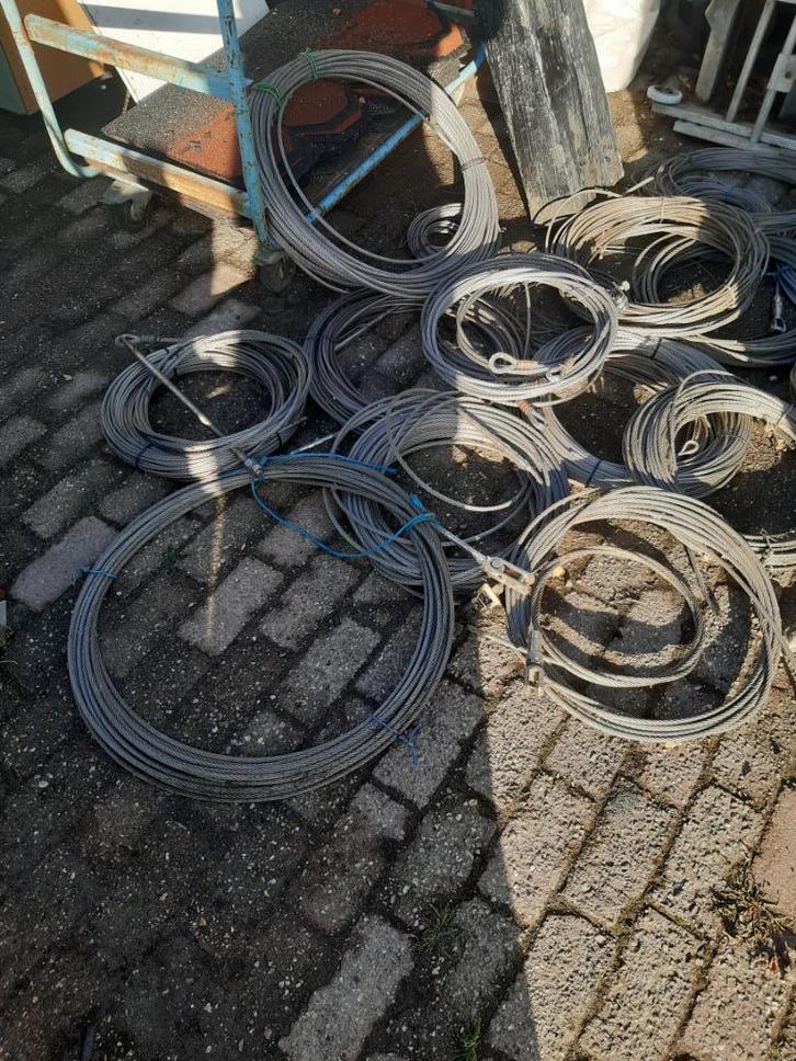 staaldraad , rvs , valbeveiliging  e.d., Doe-het-zelf en Verbouw, IJzerwaren en Bevestigingsmiddelen, Zo goed als nieuw, Rvs, Ophalen of Verzenden