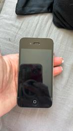 Iphone 4, Telecommunicatie, Mobiele telefoons | Apple iPhone, Gebruikt, Verzenden, Zwart, Zonder simlock