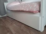 Bedlades 2 stuks wit Ikea Malm, Huis en Inrichting, Ophalen, 90 cm, Eenpersoons, Wit