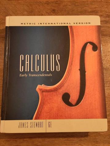 Calculus early transcendentals 6e editie beschikbaar voor biedingen