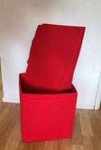 4 Drona rode bakken IKEA, Huis en Inrichting, Woonaccessoires | Schalen en Manden, Ophalen, Overige materialen, Gebruikt, Mand