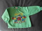groen truitje maat 68, Kinderen en Baby's, Babykleding | Maat 68, Ophalen, Gebruikt, Truitje of Vestje, Knuffel