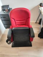 Bioscoopstoel - Rood, Huis en Inrichting, Ophalen, Gebruikt, Bioscoop, Metaal