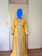Takchita marokkaanse feest jurk, Overige typen, Geel, Maat 46/48 (XL) of groter, Ophalen of Verzenden
