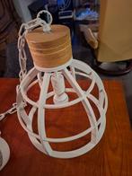 Brilliant industriële hanglamp "matrix wood", Huis en Inrichting, Lampen | Hanglampen, Ophalen of Verzenden, Hout, Minder dan 50 cm