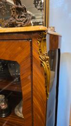 Schitterende Franse vitrine marmeren blad, Ophalen