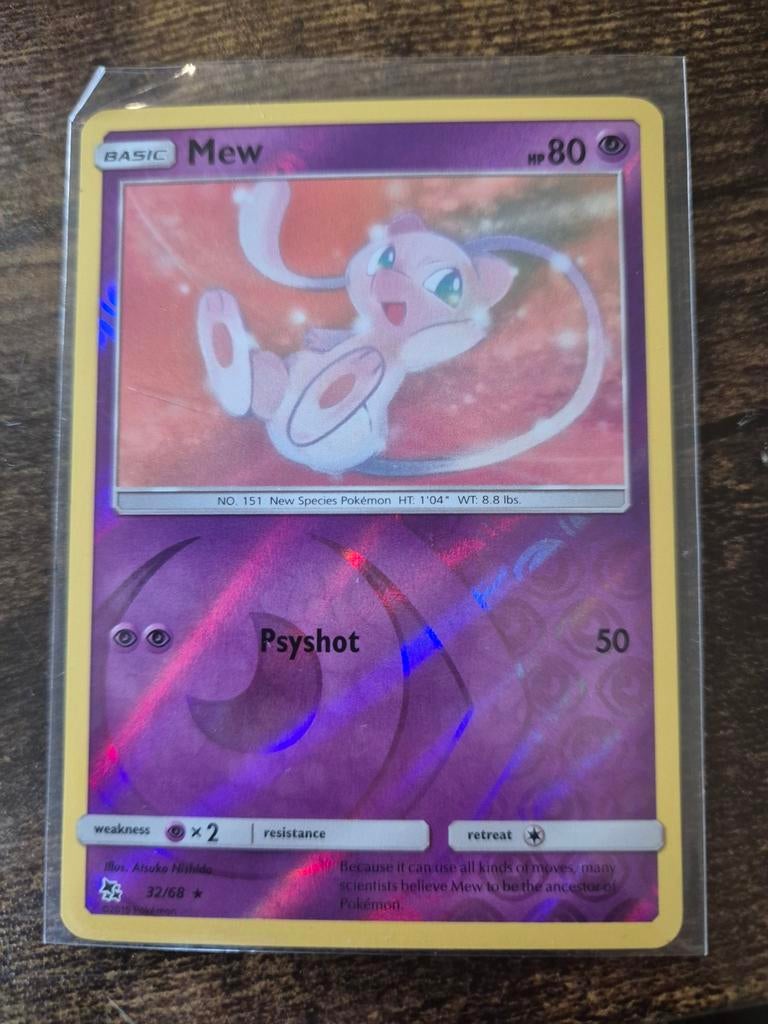 Mew 32/68 reverse holo, Ophalen of Verzenden, Zo goed als nieuw