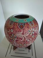 Oude Chinese grote handgeschilderde gemberpot - 16 cm hoog, Ophalen of Verzenden