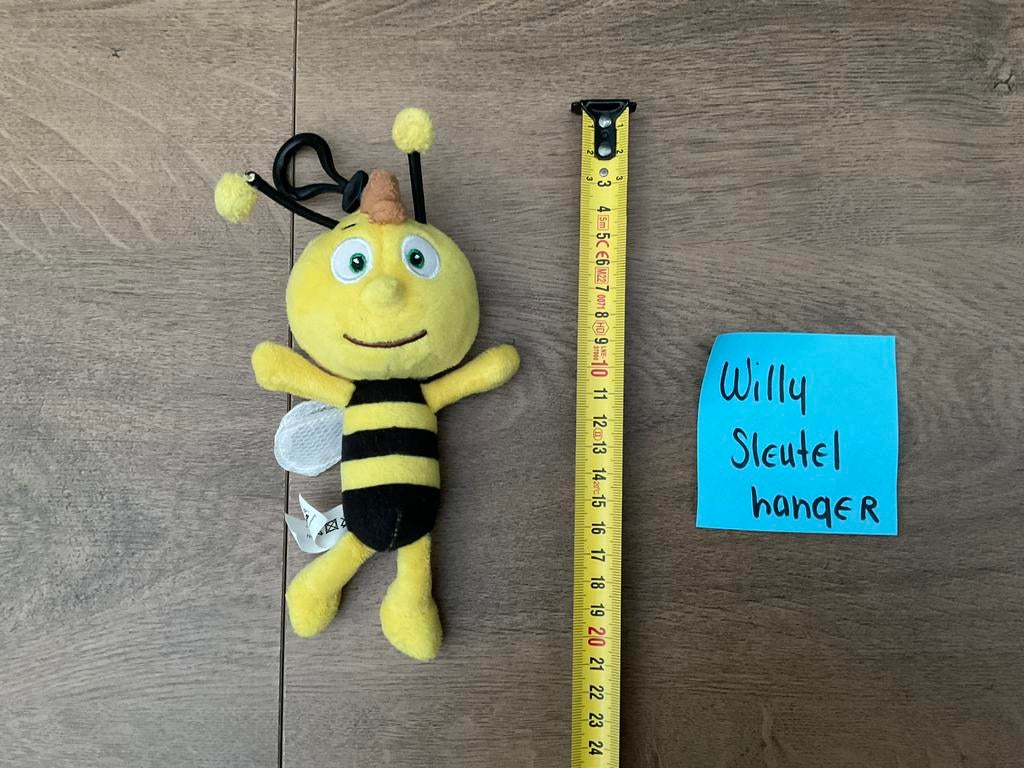 Nieuwe Willy knuffel sleutelhanger van Maya Maja de bij, Ophalen, Overige figuren, Nieuw, Beeldje of Figuurtje