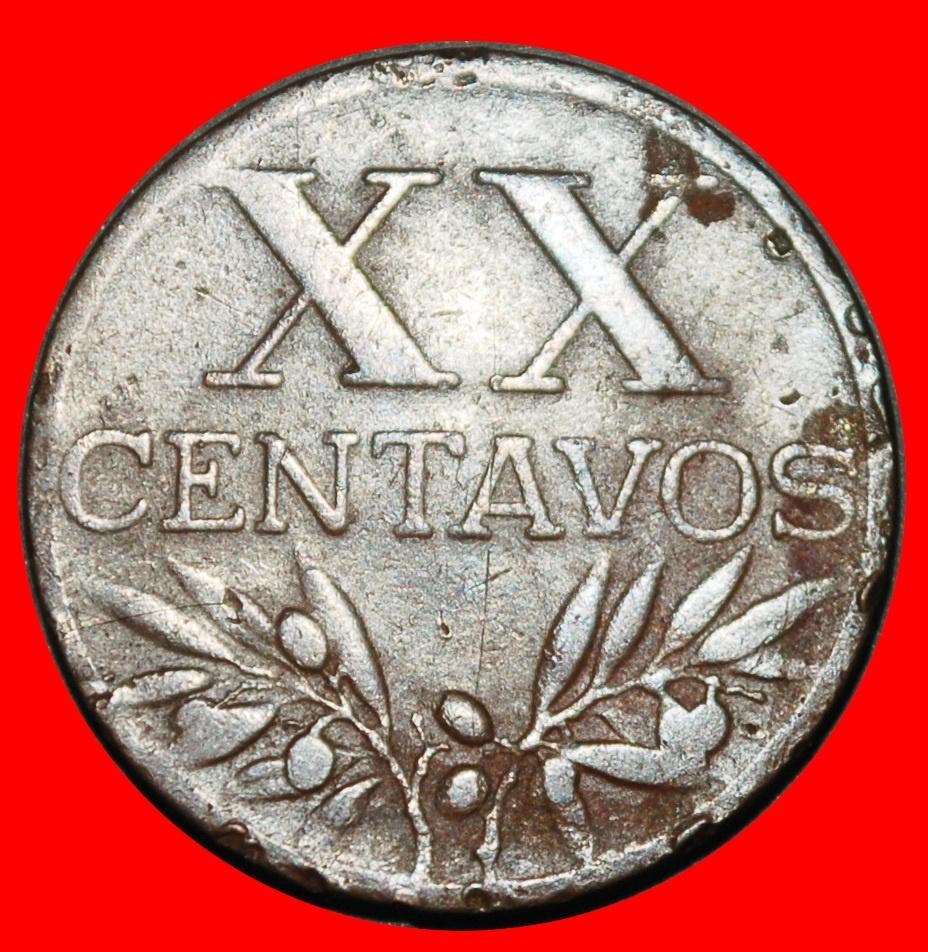 Ⰺ 25 SILVER BEZANTS (1942-1969): PORTUGAL 20 CENTAVOS 1956!, Ophalen of Verzenden, Overige landen, Losse munt