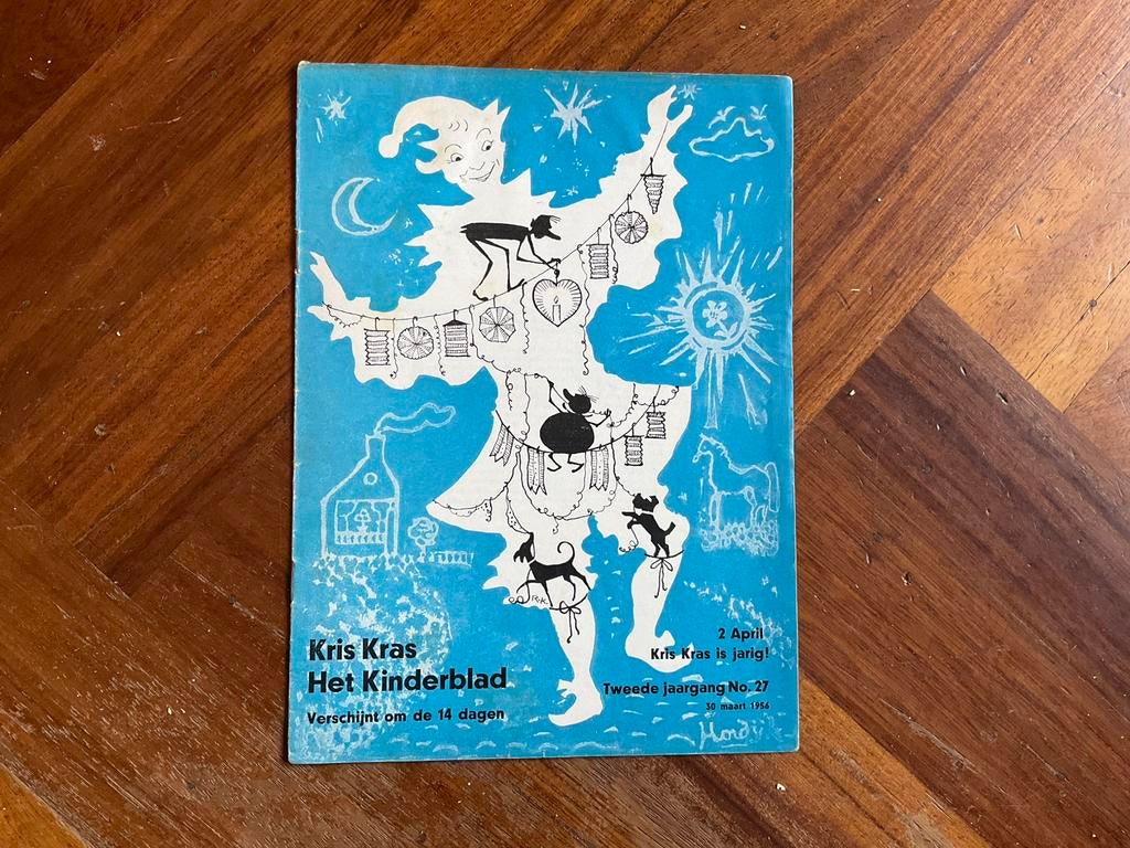 Kris Kras kinderblad 1956, Boeken, Ophalen of Verzenden, Gelezen
