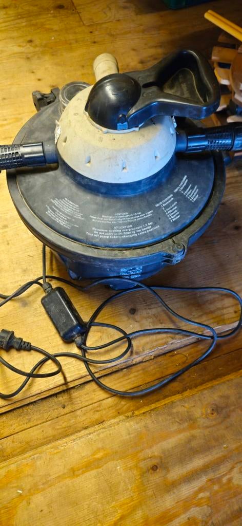 Velda drukfilter met pomp, Ophalen