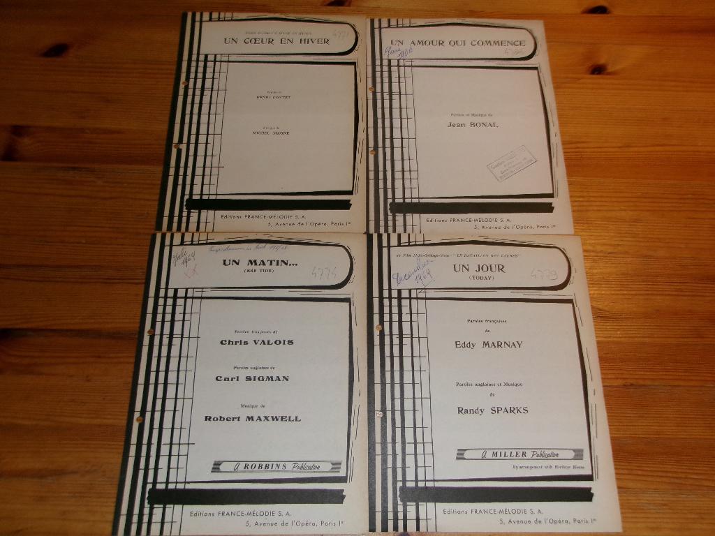 Diverse bladmuziek - editions france melodie 1, Muziek en Instrumenten, Bladmuziek, Gebruikt, Gitaar, Ophalen of Verzenden, Artiest of Componist