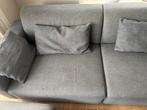 Grote grijze stoffen elementen hoekbank van  Montel- gratis, Ophalen, Gebruikt, Hoekbank, 300 cm of meer