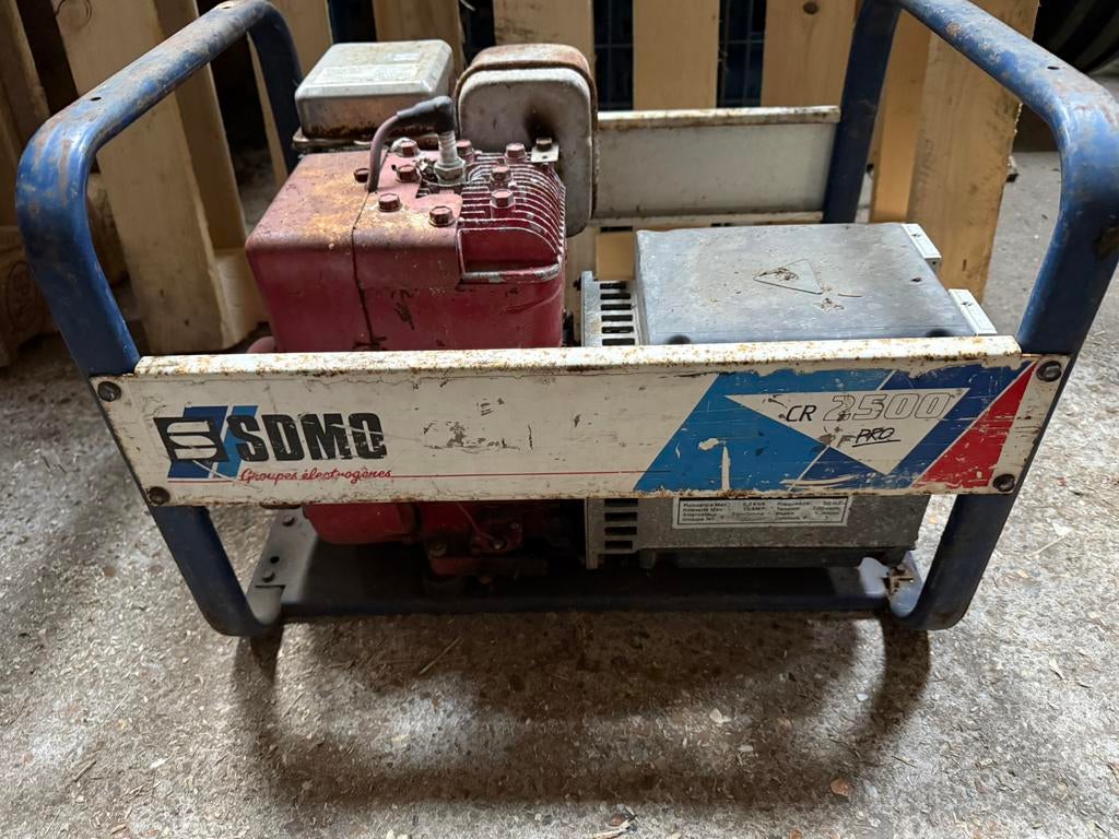 SDMO CR 2500 aggregaat, Ophalen, Gebruikt