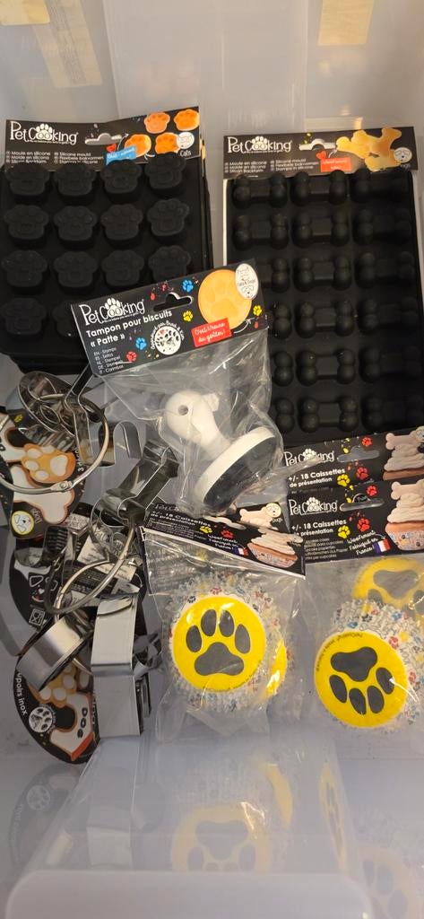 Partij Pet Cooking (bakvormen voor hondenkoekjes), Dieren en Toebehoren, Honden-accessoires, Ophalen of Verzenden, Nieuw