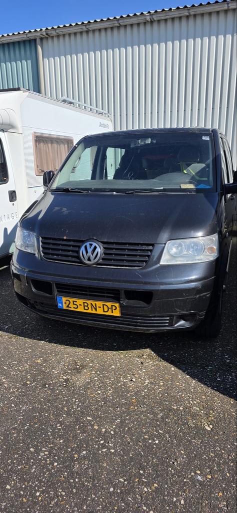 Volkswagen Transporter 2.5 TDI 1.0 128KW DC 2004, Auto's, Voorwielaandrijving, Stof, Volkswagen, 2020 kg