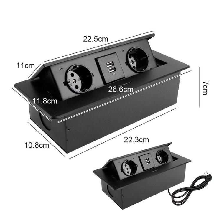 Inbouwstopcontact inbouw stopcontact keuken blad usb NIEUW, Hobby en Vrije tijd, Overige Hobby en Vrije tijd, Nieuw, Ophalen of Verzenden