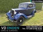 Morris Eight Saloon - 1935, 918 cc, Achterwielaandrijving, Zwart, Leder