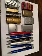 Diverse collectie aanstekers en pennen, Verzamelen, Rookartikelen, Aanstekers en Luciferdoosjes, Ophalen of Verzenden, Gebruikt
