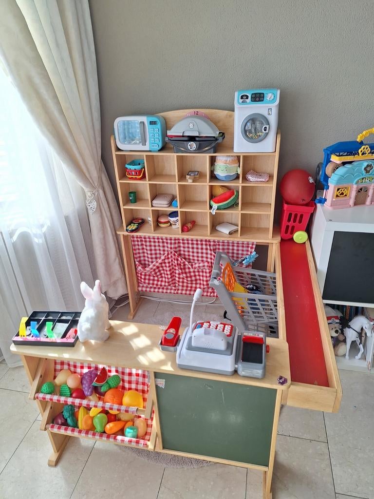 Speelwinkeltje met kassa te koop, Ophalen
