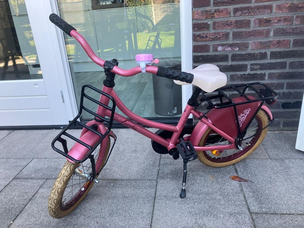 Nette Loeki meisjesfiets 16 inch, Fietsen en Brommers, Fietsen | Kinderfietsjes, Ophalen, Gebruikt, 16 tot 20 inch, Loeki