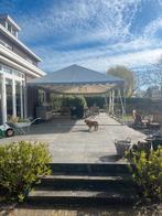 Partytent 5 x 10m PVC met Grondframe Grizzly Outdoor, Tuin en Terras, Ophalen, Gebruikt, Opvouwbaar, Partytent