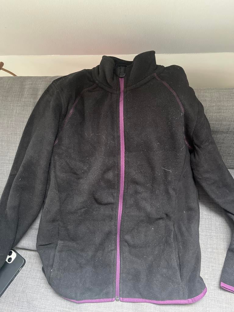 Zwarte fleece vest Crivit - Maat 158/164, Ophalen of Verzenden, Zo goed als nieuw, Maat 38/40 (M), Zwart