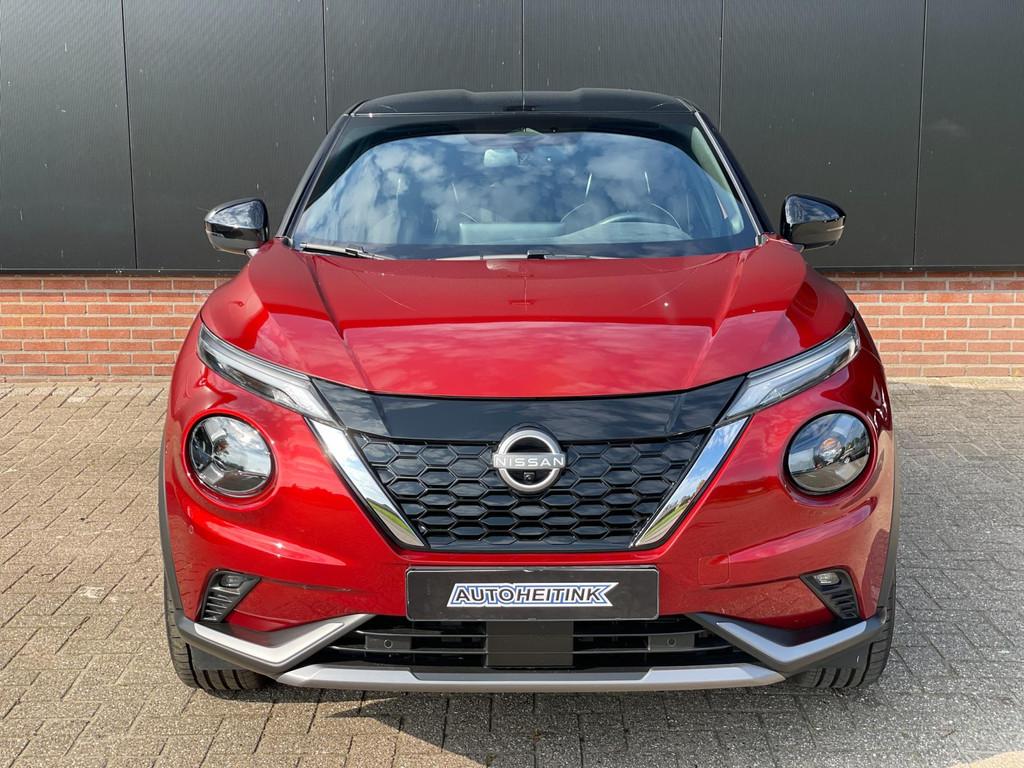 Nissan Juke 1.6 Hybrid N-Design Bose Audio, Alcantara, Auto's, Gebruikt, Zwart, 4 cilinders, Adaptive Cruise Control